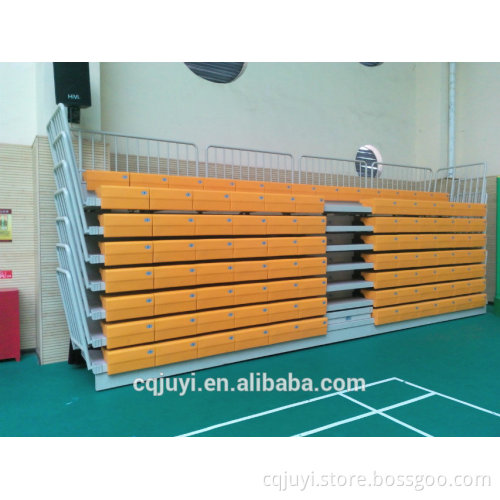 Indoor bowling seat outdoor retractable seat system